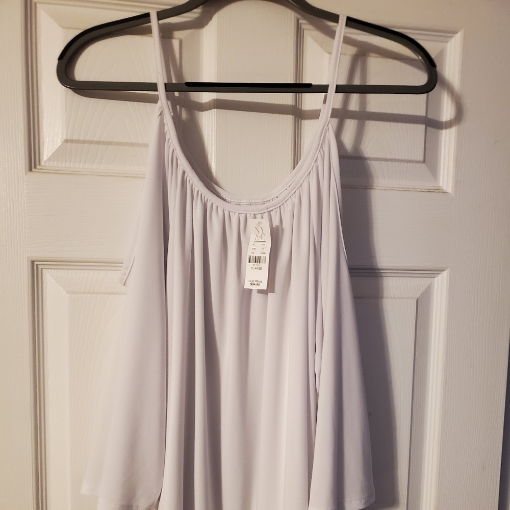 Cold shoulder blouse